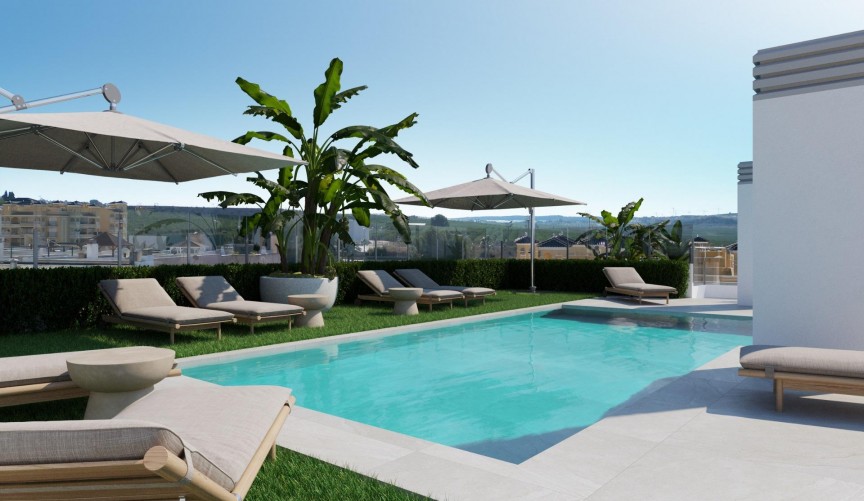 Nybyggnation - Takvåning -
Algorfa - Pueblo