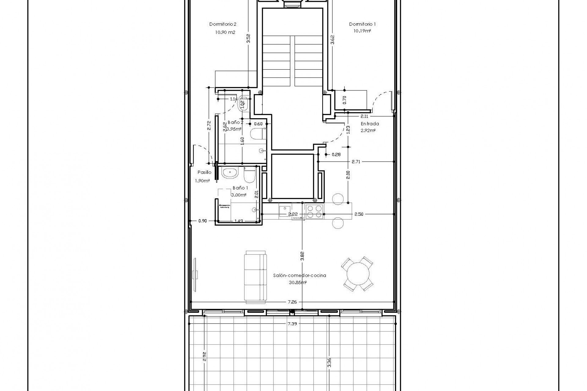 Nybyggnation - Takvåning -
Alicante - Centro