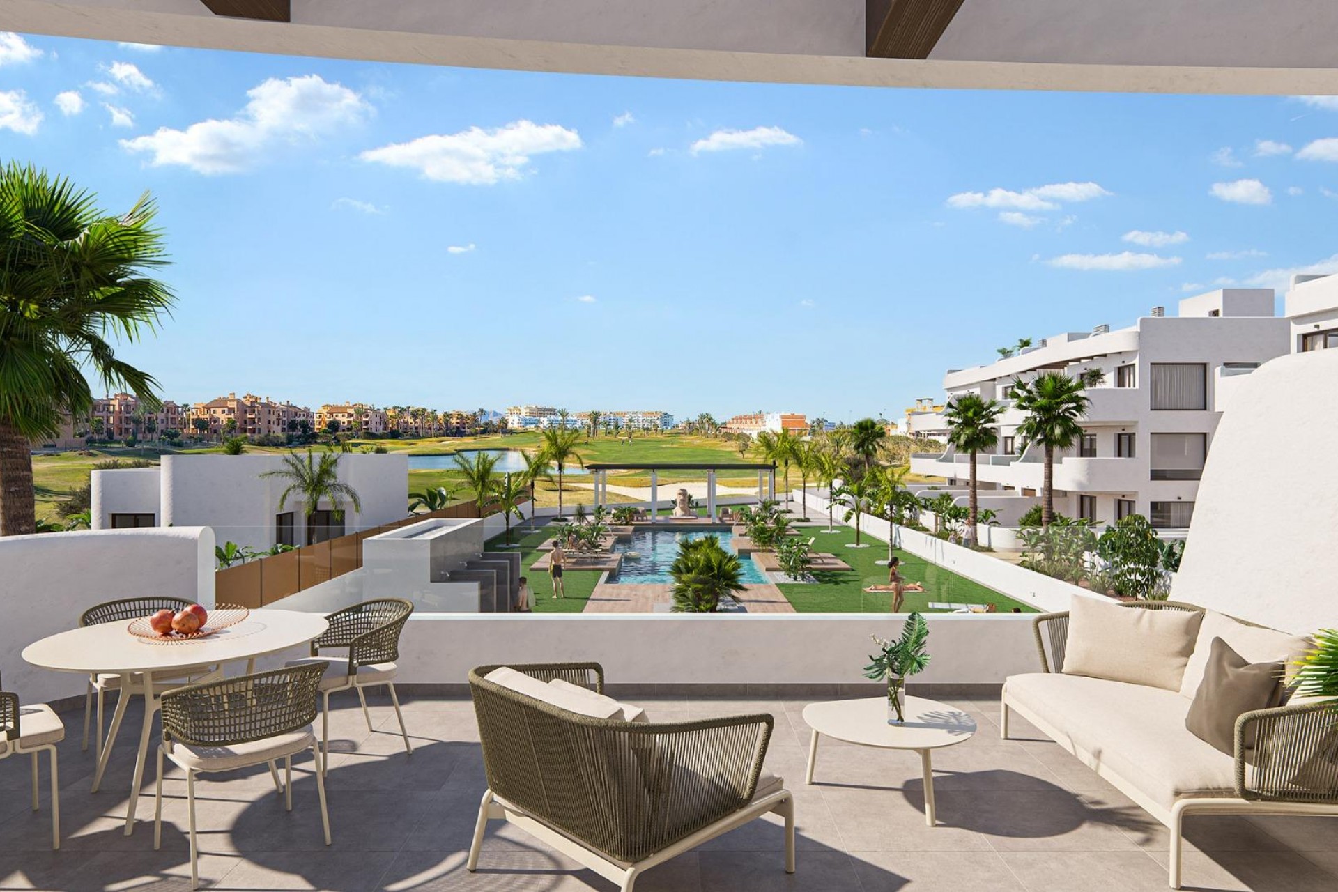 Nybyggnation - Takvåning -
Los Alcazares - La Serena Golf