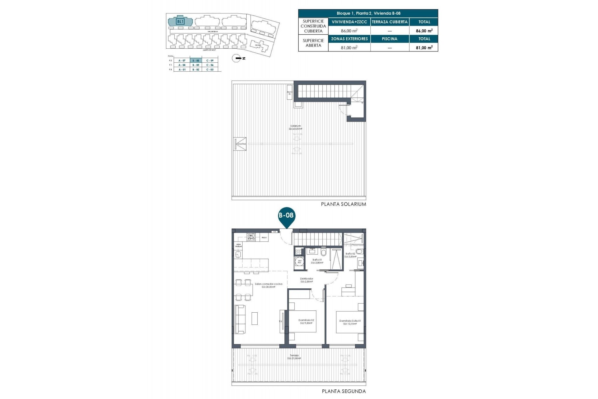 Nybyggnation - Takvåning -
Los Alcazares - Serena Golf