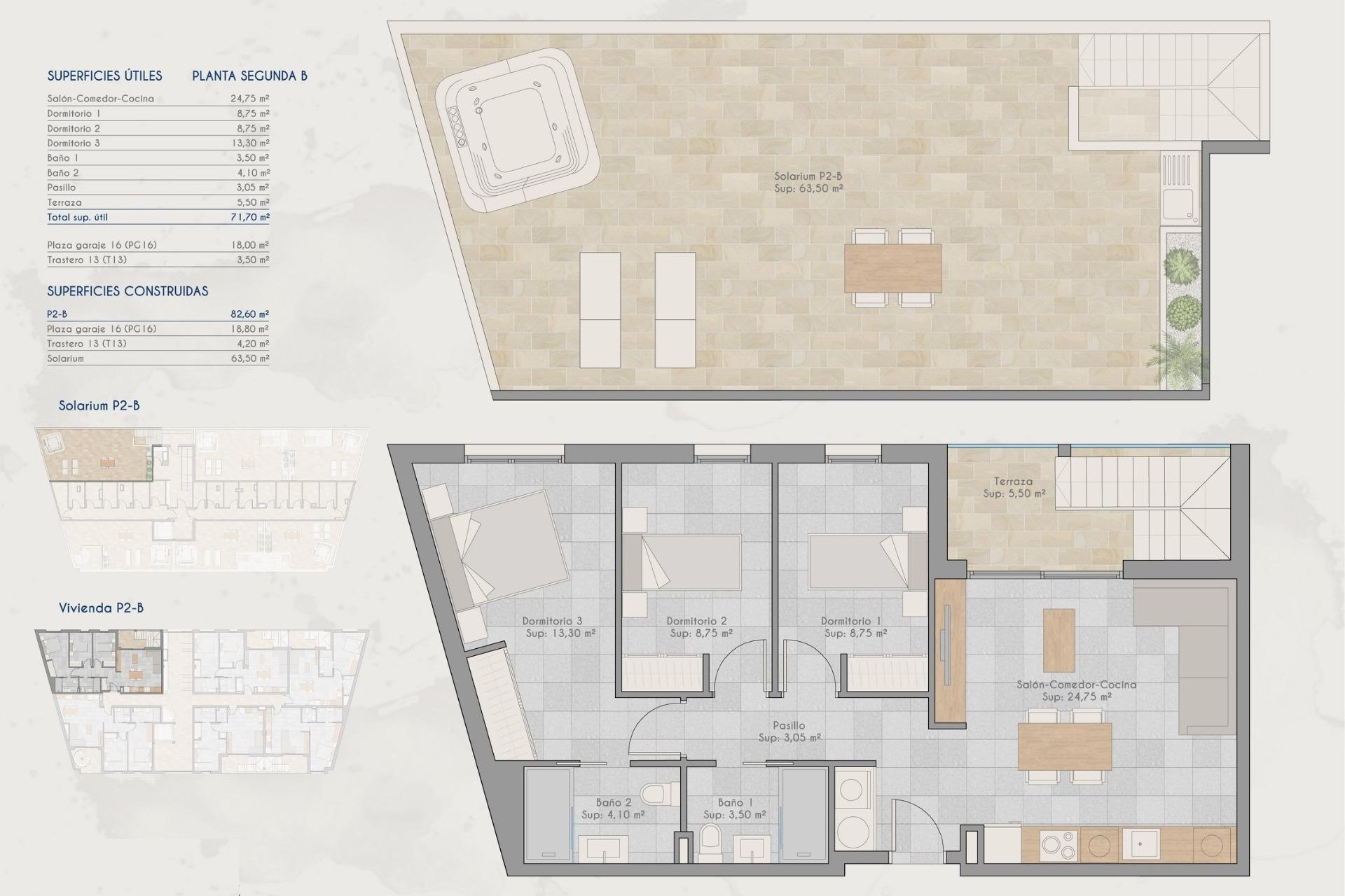 Nybyggnation - Takvåning -
San Pedro del Pinatar - Lo Pagan