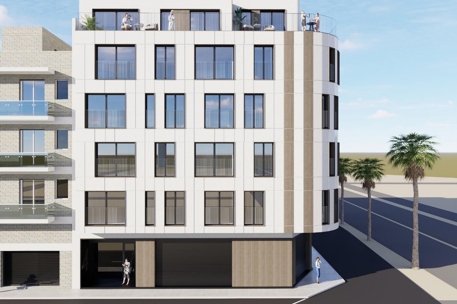 Nybyggnation - Takvåning -
Torrevieja - El acequión