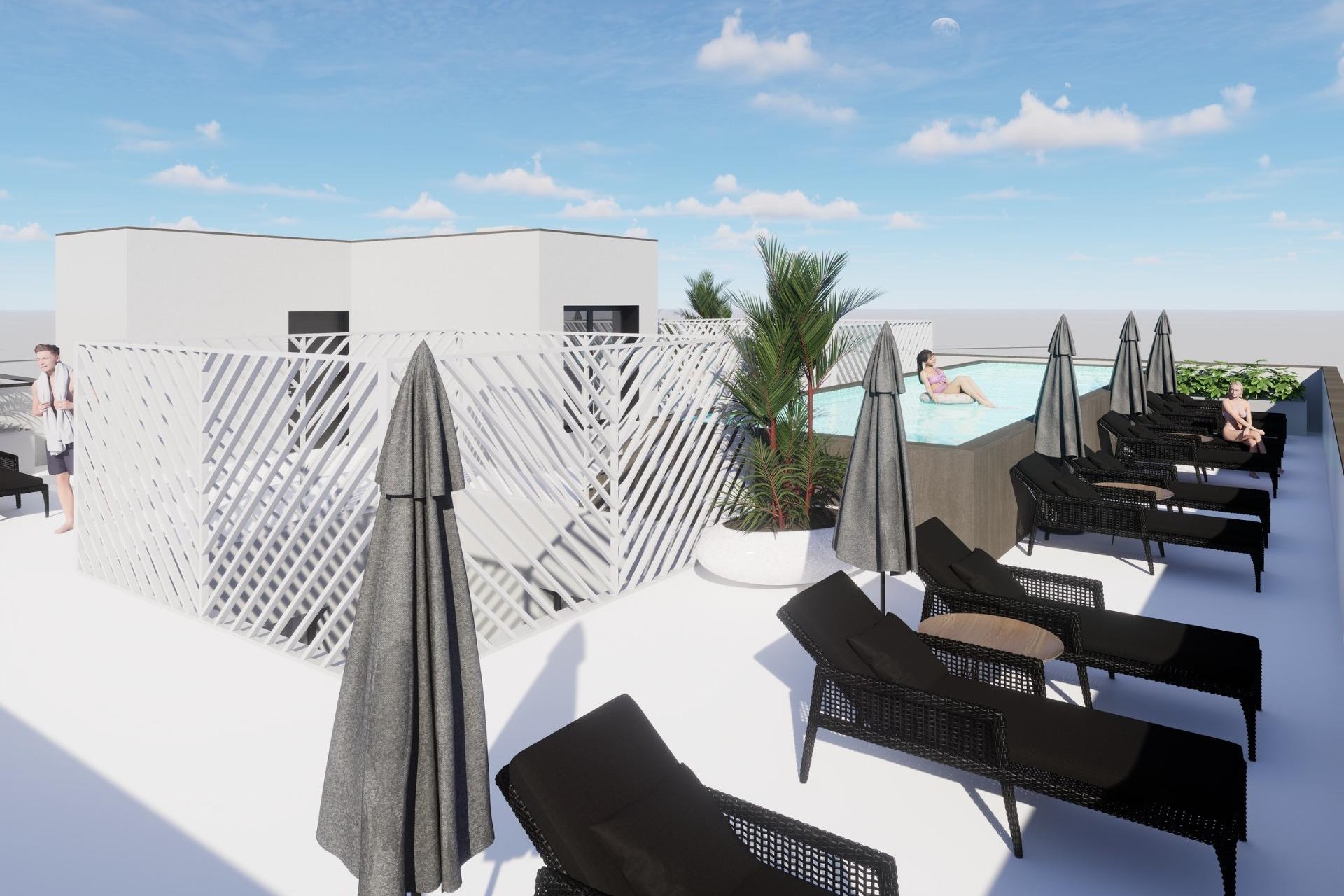 Nybyggnation - Takvåning -
Torrevieja - El acequión