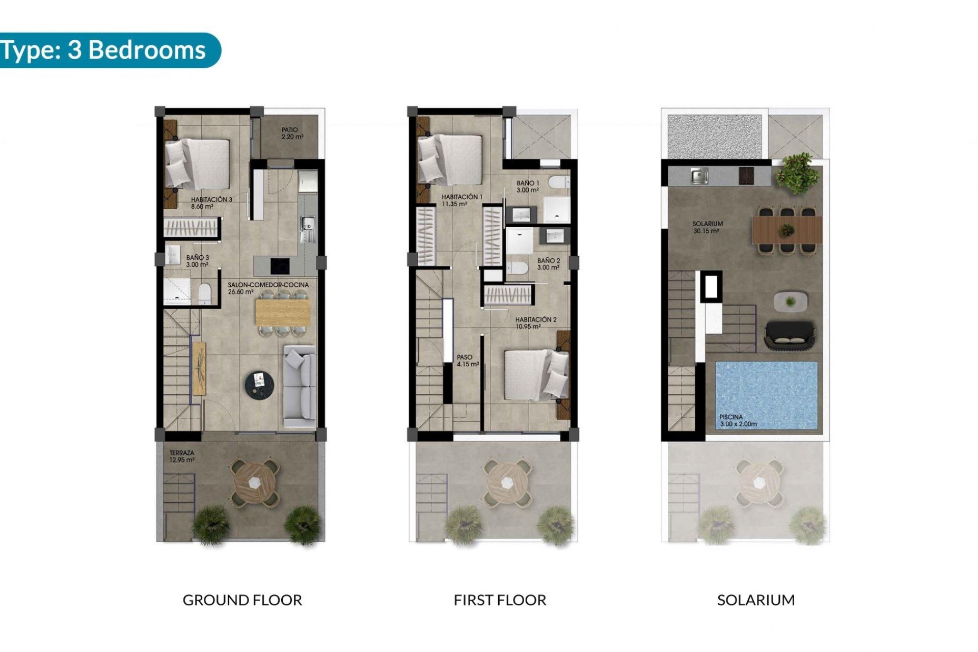 Nybyggnation - Town House -
Dolores - Sector 2