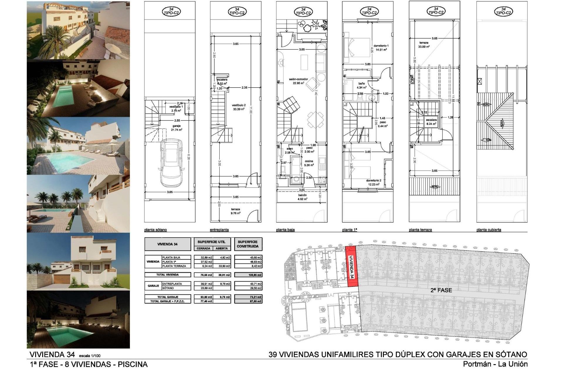 Nybyggnation - Town House -
La Union - centro