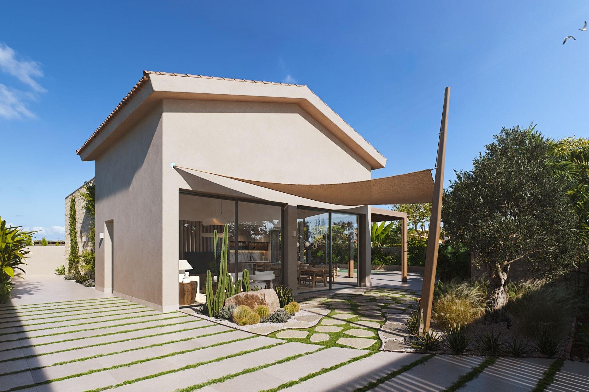 Nybyggnation - Villa -
Cabo de Palos - Cala Flores