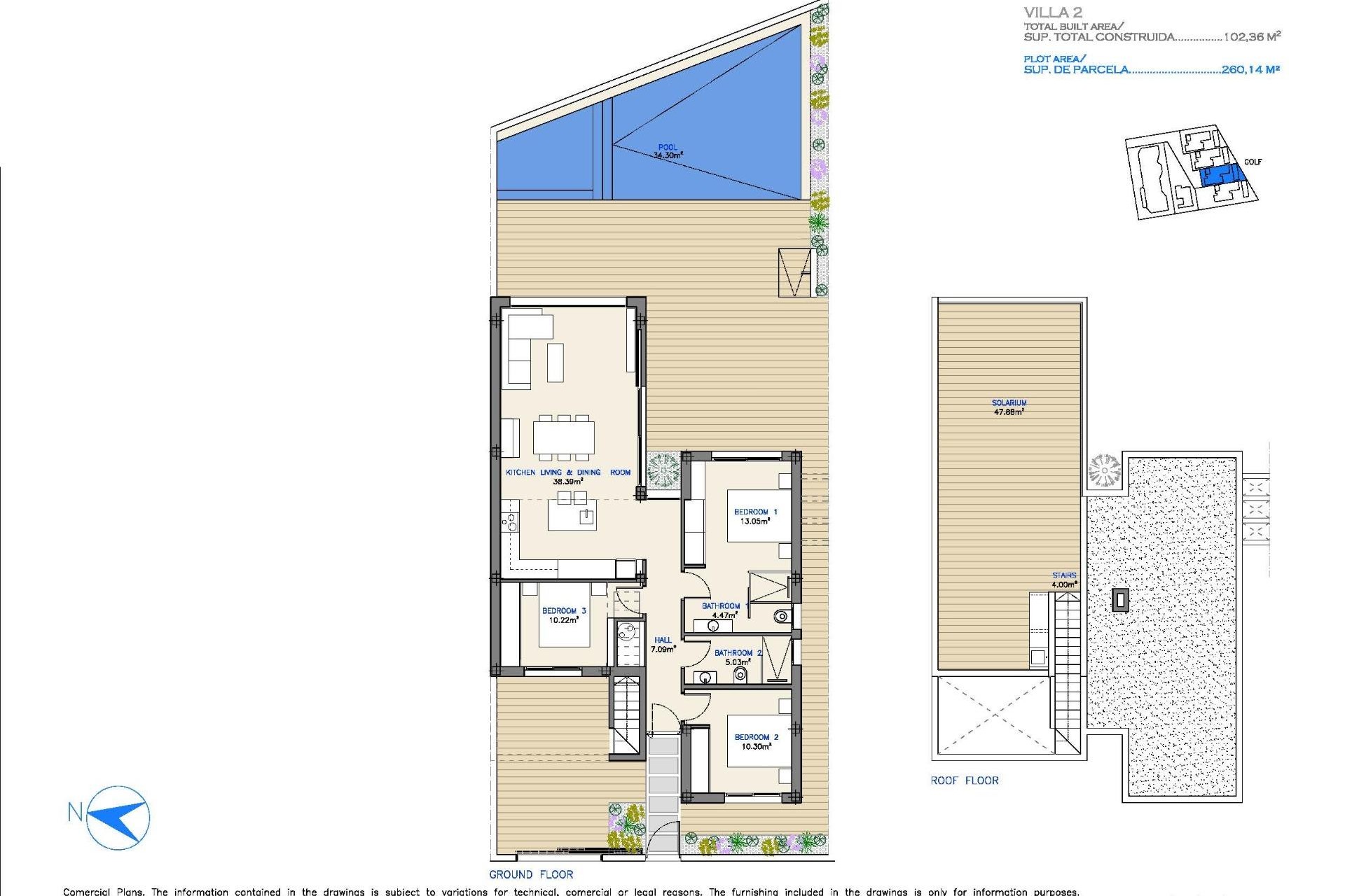 Nybyggnation - Villa -
Los Alcazares - Serena Golf