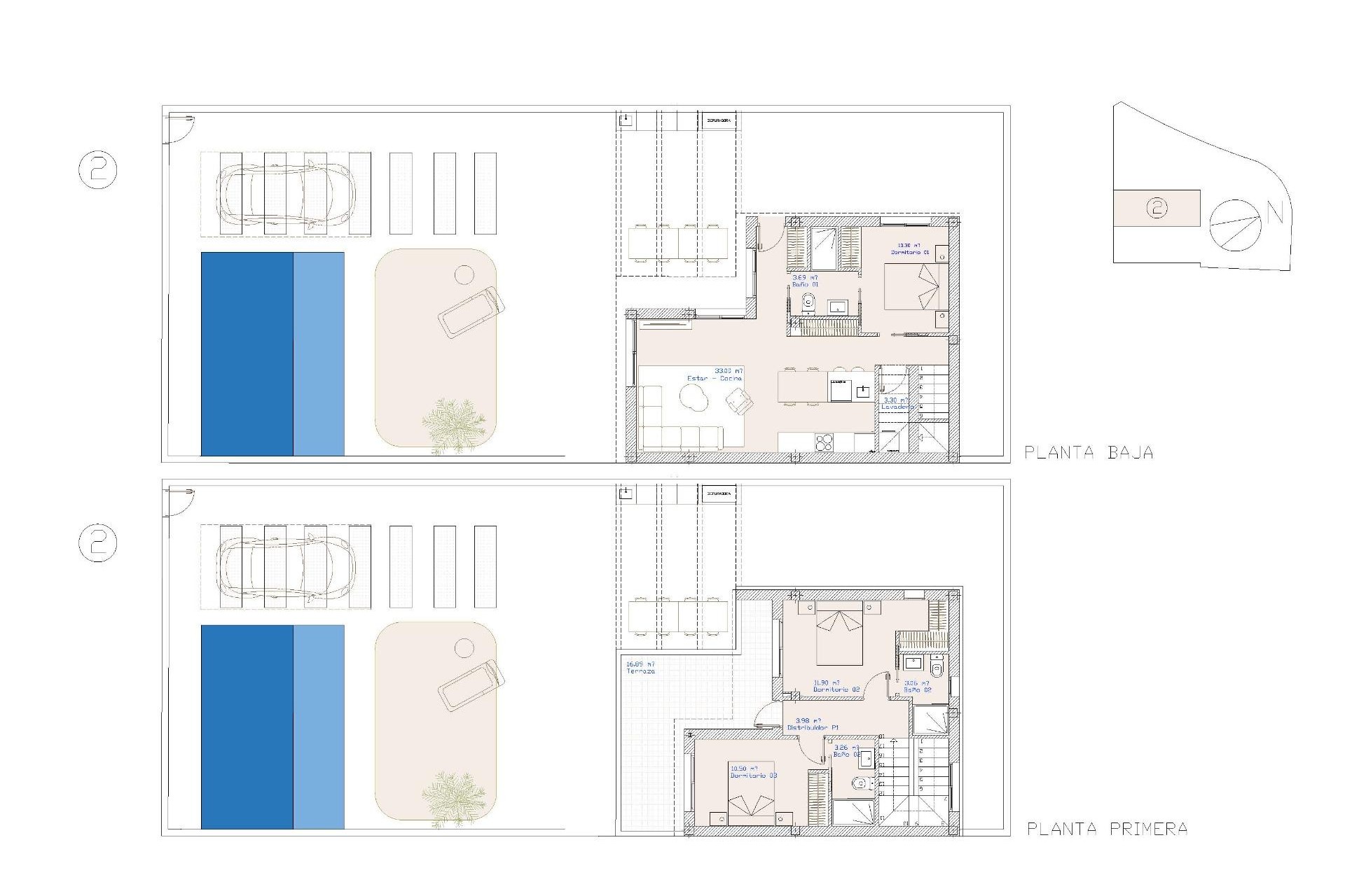 Nybyggnation - Villa -
San Pedro del Pinatar - Centro