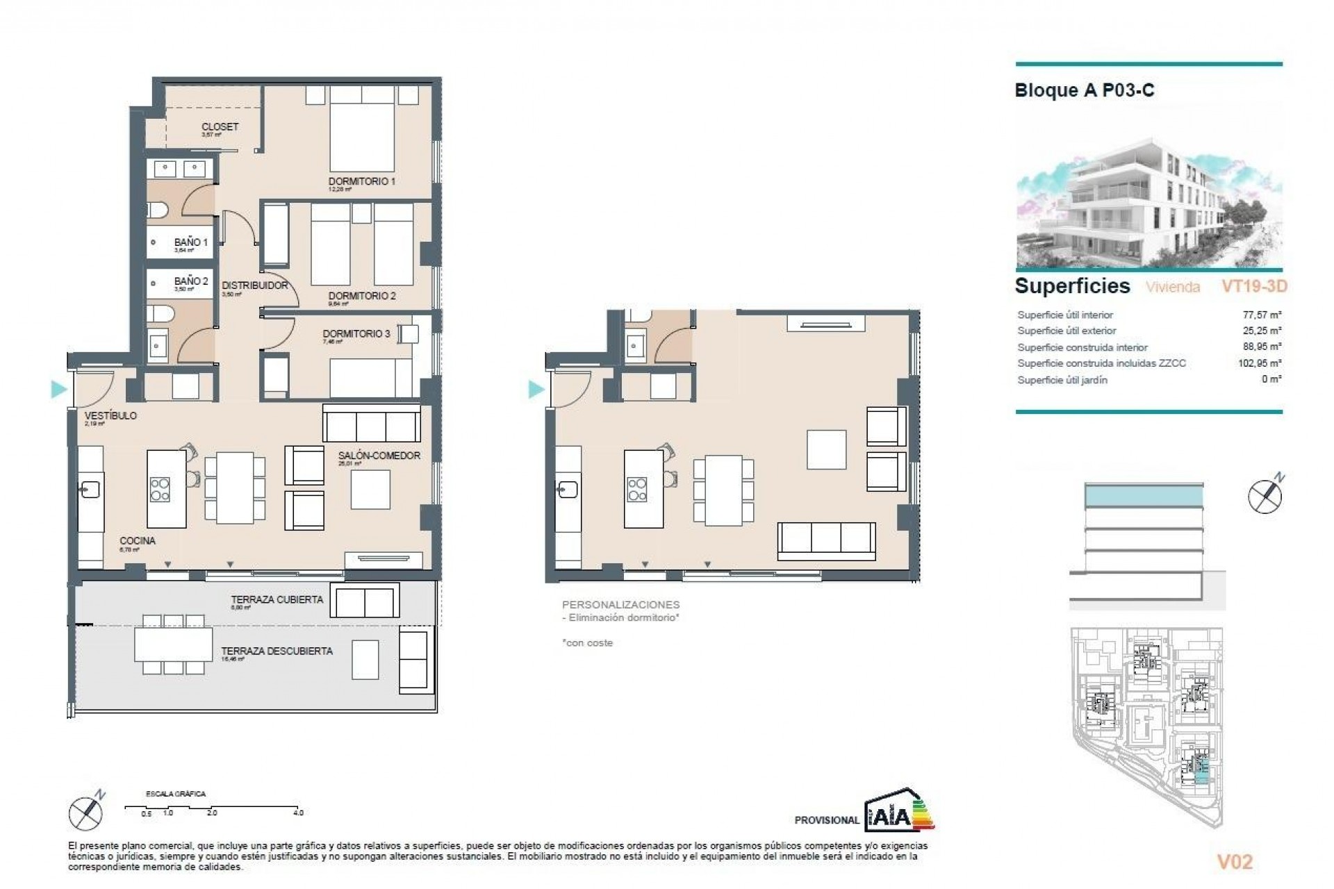 Obra nueva - Ático -
Benicassim - Almadraba