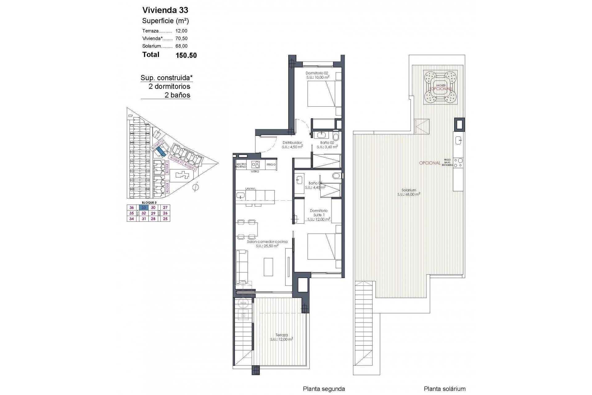 Obra nueva - Ático -
Los Alcazares - Serena Golf