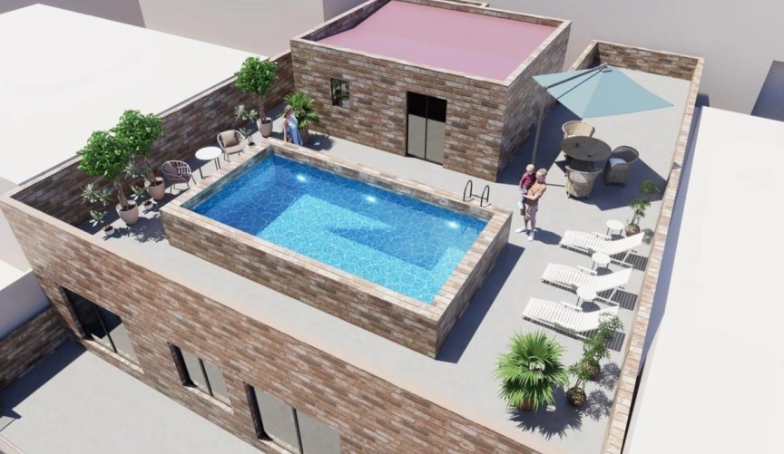 Obra nueva - Ático -
Torrevieja - Playa El Acequión