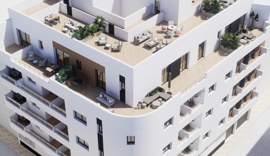 Obra nueva - Ático -
Torrevieja - pueblo