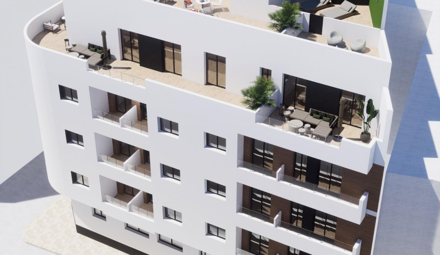 Obra nueva - Ático -
Torrevieja - pueblo