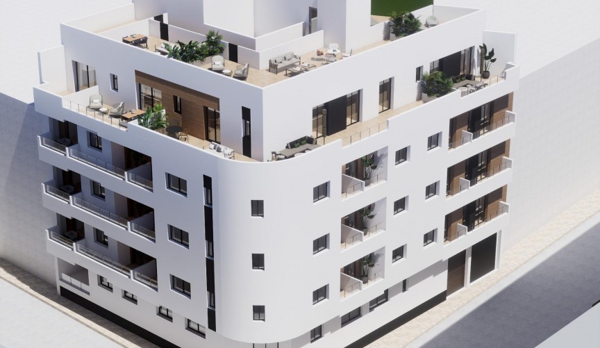 Obra nueva - Ático -
Torrevieja - pueblo
