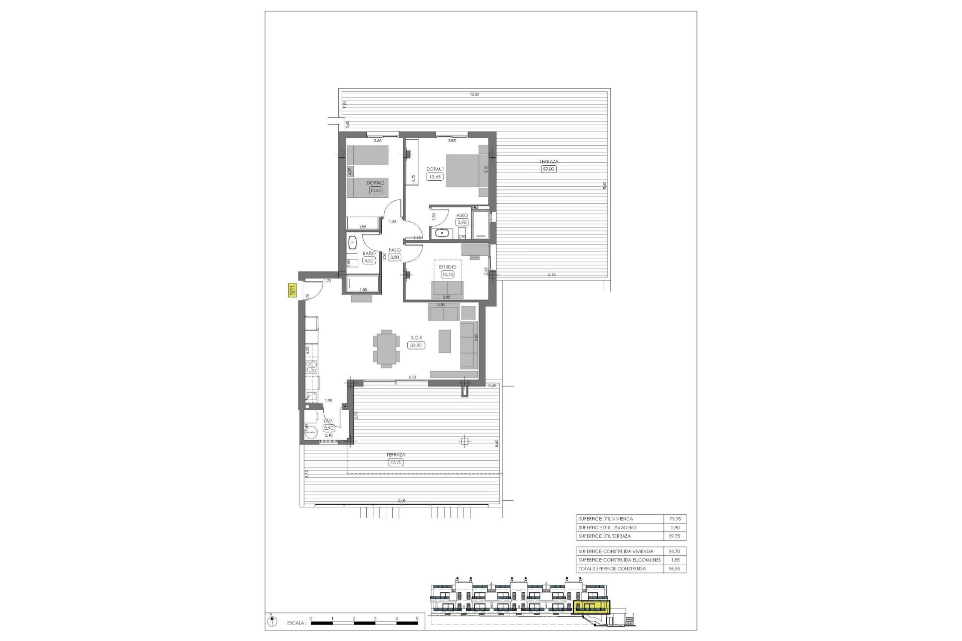 Obra nueva - Bungalow -
Algorfa - La Finca Golf