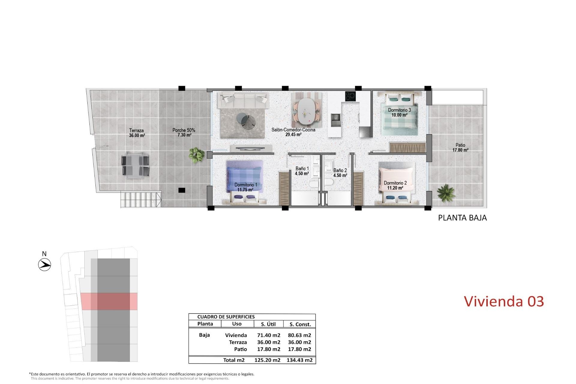 Obra nueva - Bungalow -
Pilar de la Horadada - pueblo
