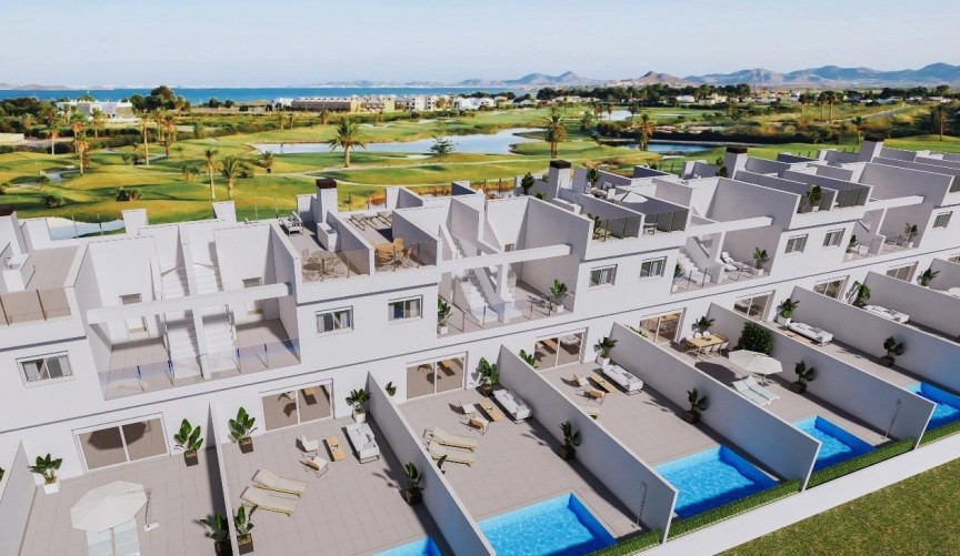 Obra nueva - Town House -
Los Alcazares - Serena Golf