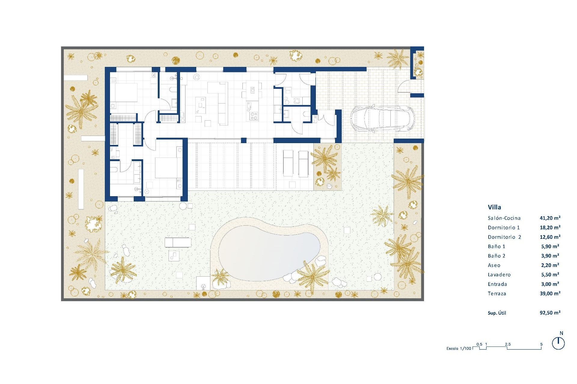 Obra nueva - Villa -
Banos y Mendigo - Altaona Golf