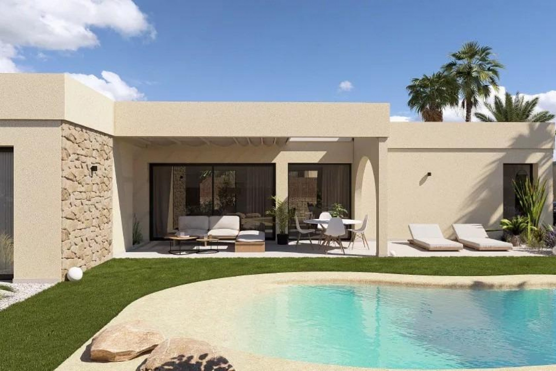 Obra nueva - Villa -
Banos y Mendigo - Altaona Golf