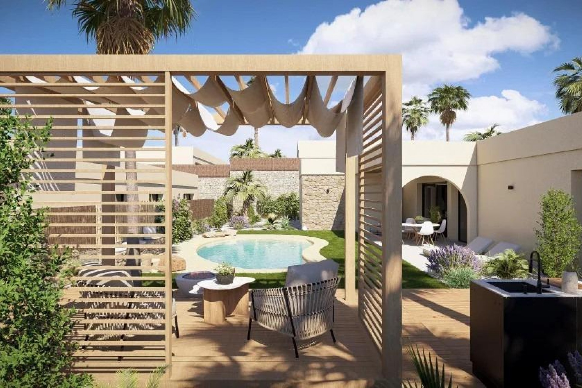 Obra nueva - Villa -
Banos y Mendigo - Altaona Golf