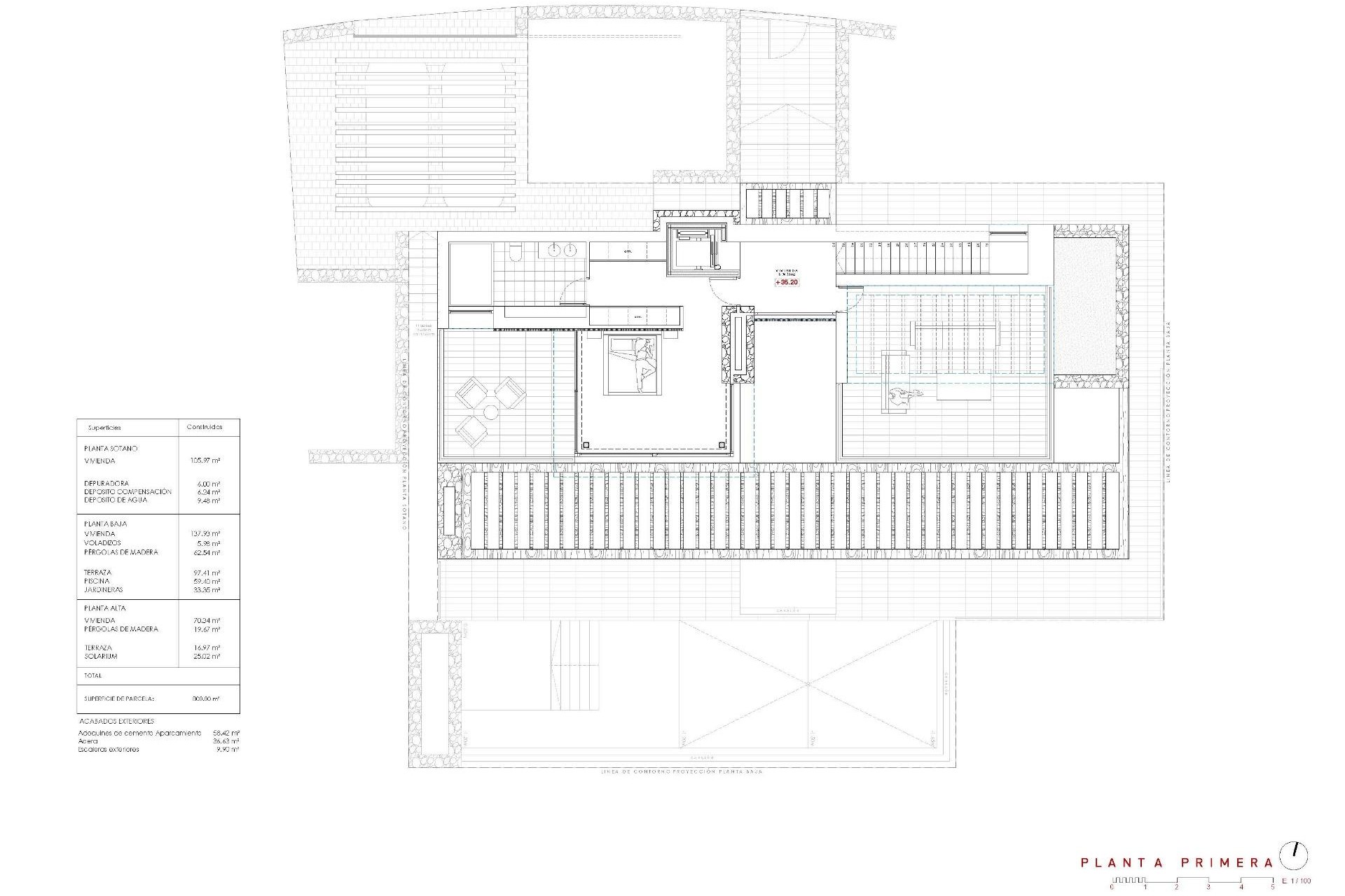 Obra nueva - Villa -
Benissa - Cala de la Fustera
