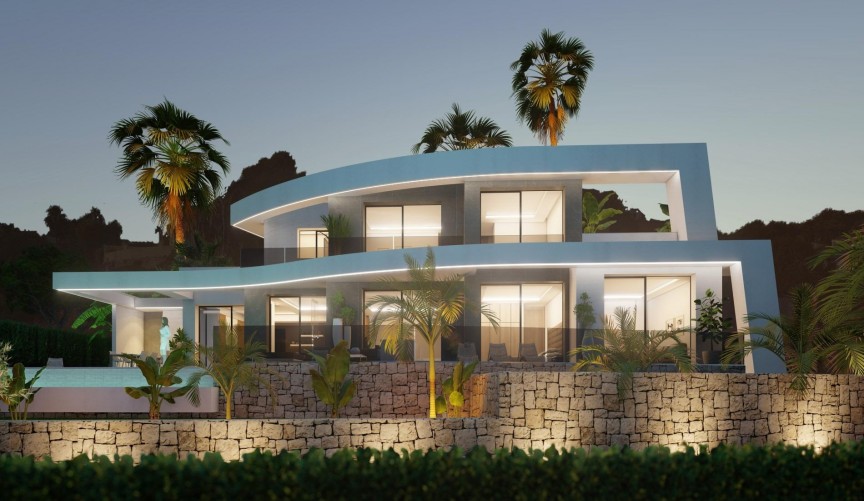 Obra nueva - Villa -
Benissa - Playa de La Fustera