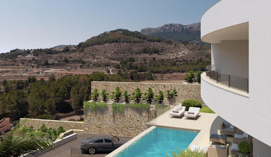 Obra nueva - Villa -
Calpe - Empedrola