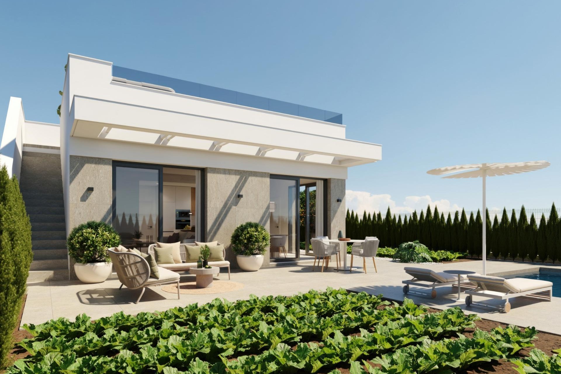 Obra nueva - Villa -
Fuente Álamo - Hacienda Del Álamo Golf