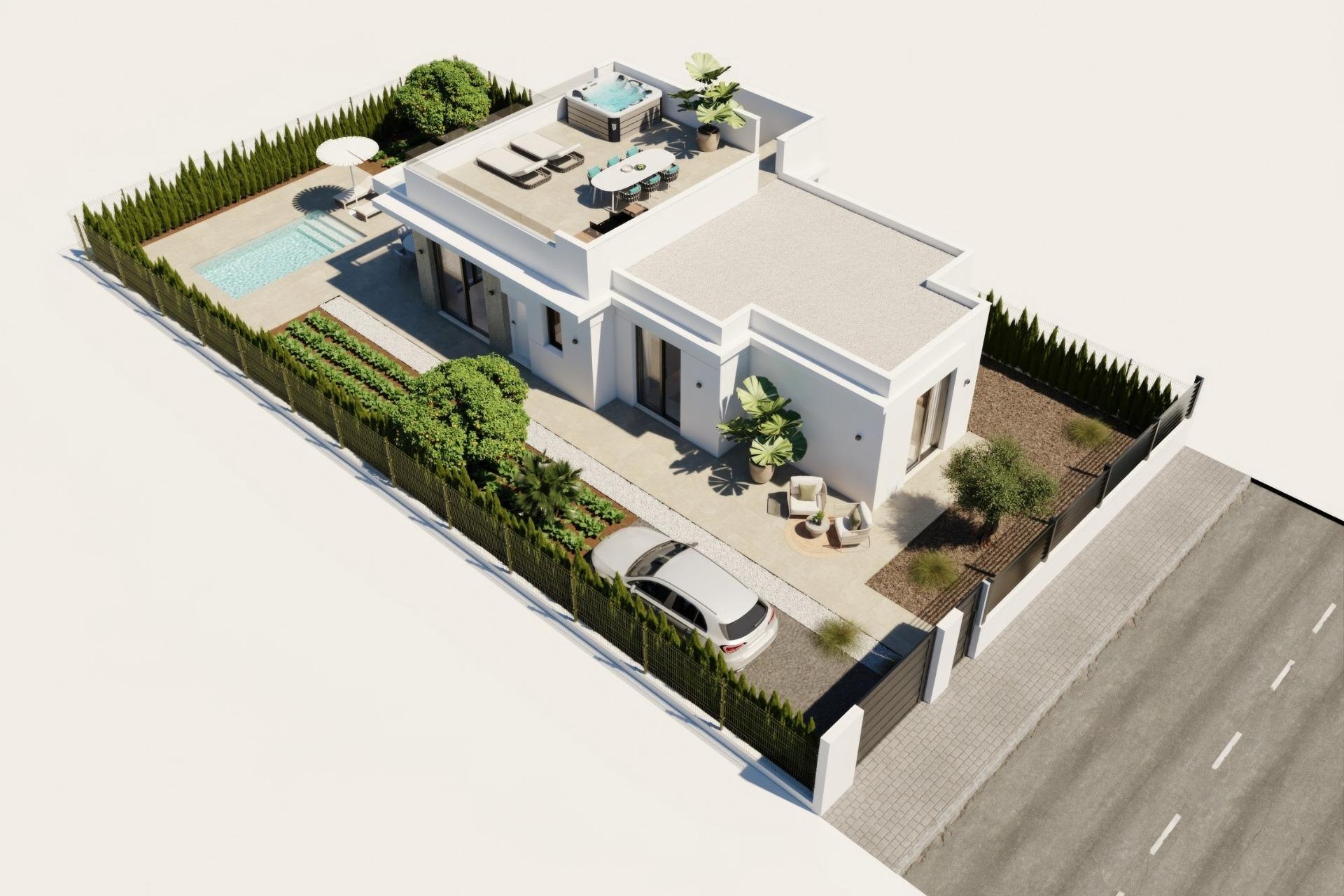 Obra nueva - Villa -
Fuente Álamo - Hacienda Del Álamo Golf