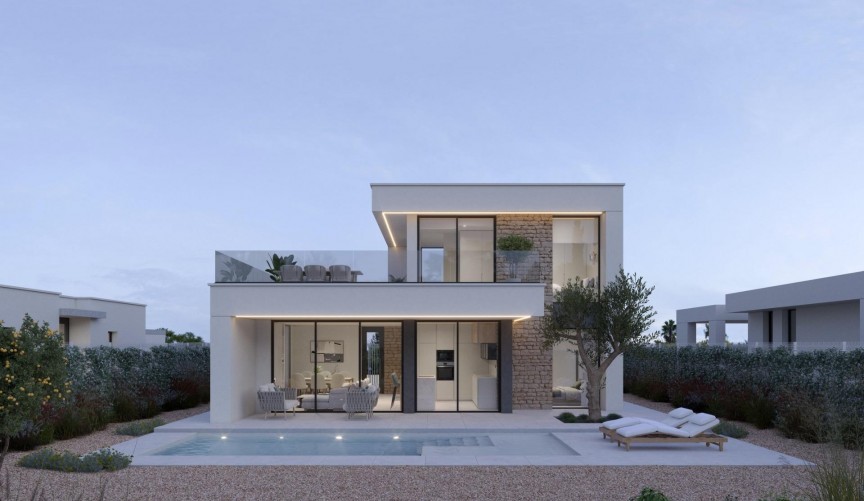 Obra nueva - Villa -
Fuente Álamo - Hacienda del Alamo