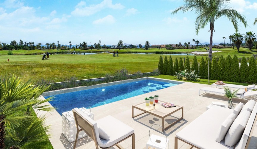 Obra nueva - Villa -
Los Alcazares - Serena Golf