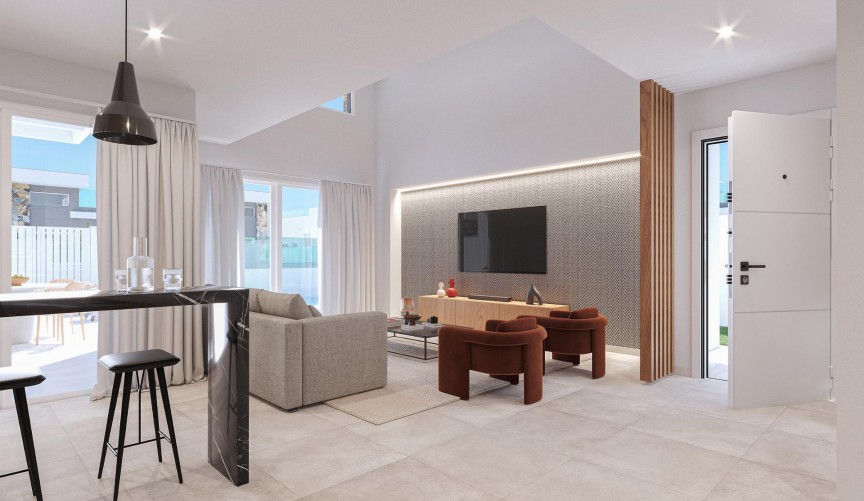 Obra nueva - Villa -
Los Alcazares - Serena Golf