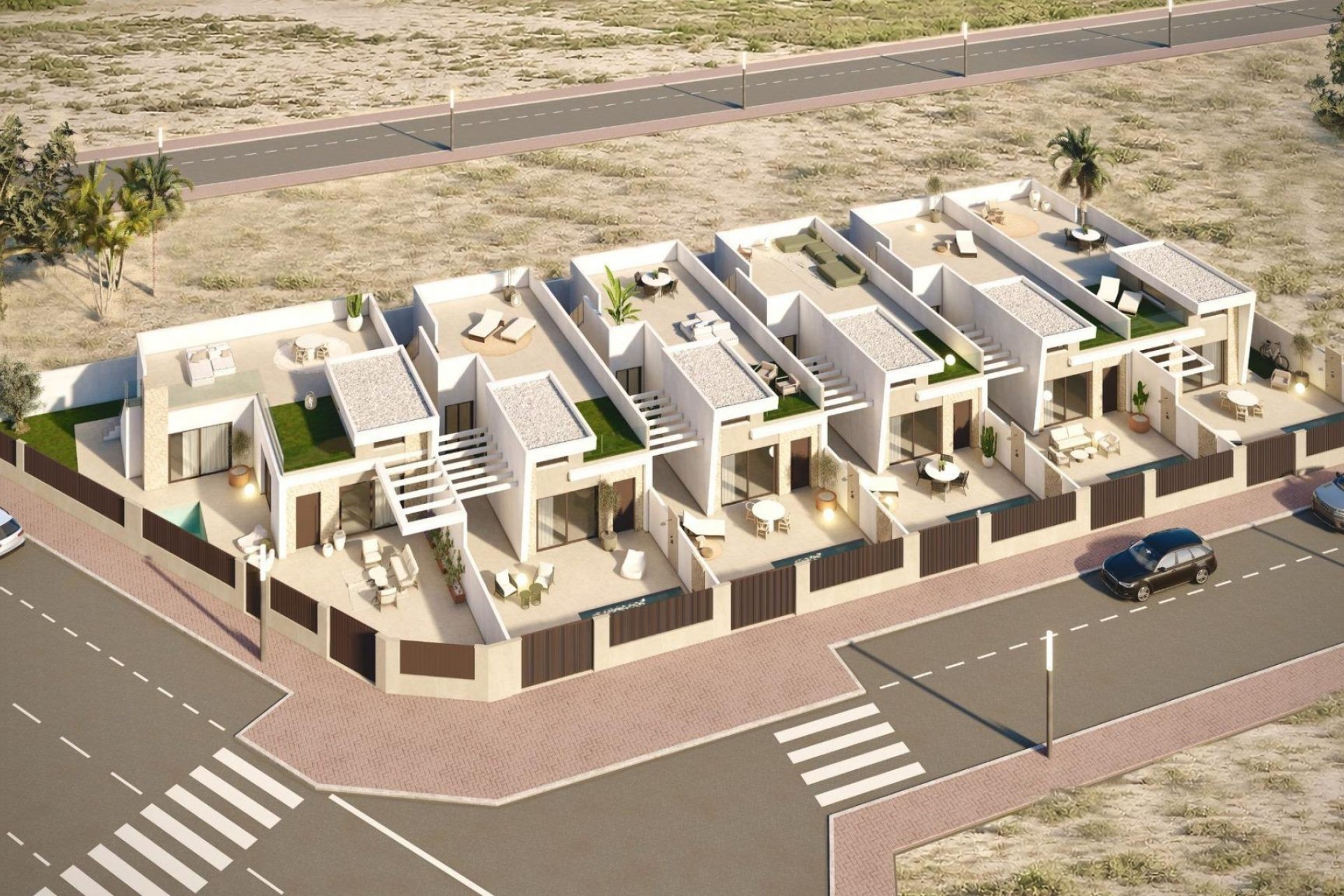 Obra nueva - Villa -
Los Alcazares - Serena Golf