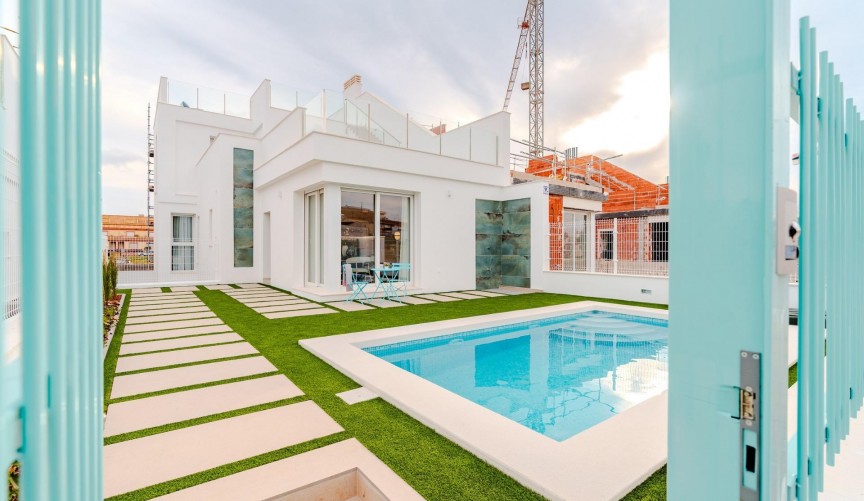 Obra nueva - Villa -
Los Alcazares - Torre del Rame