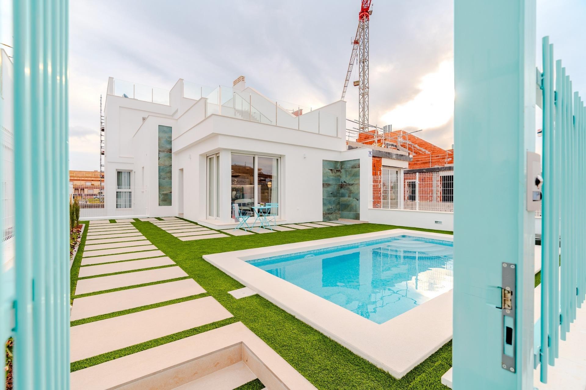 Obra nueva - Villa -
Los Alcazares - Torre del Rame