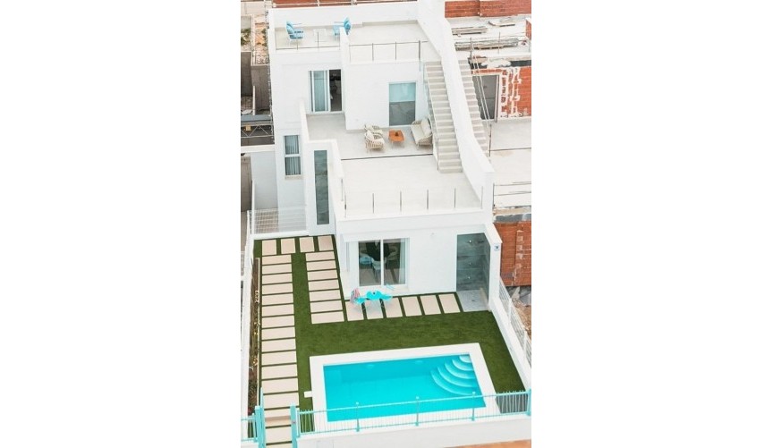 Obra nueva - Villa -
Los Alcazares - Torre del Rame