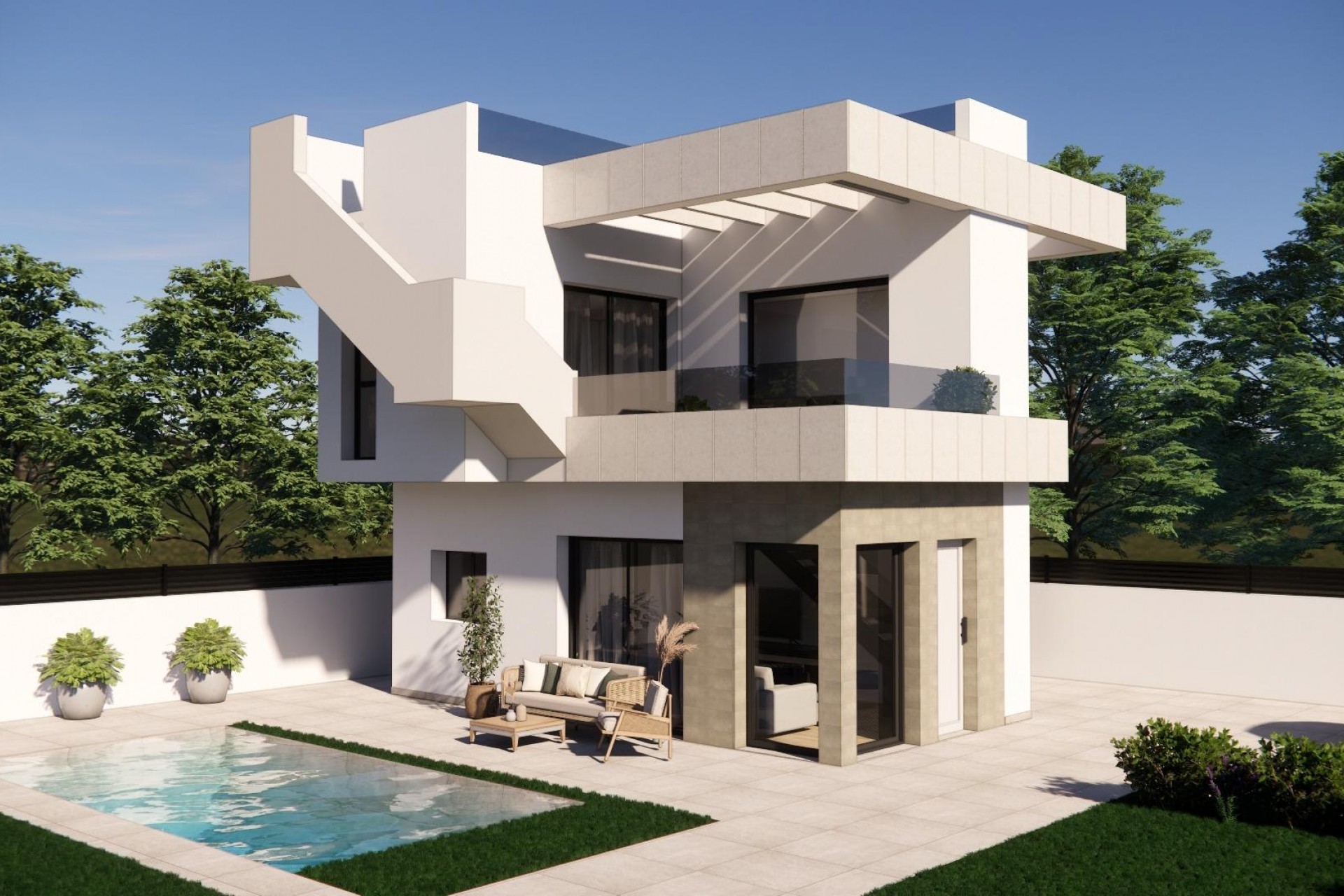 Obra nueva - Villa -
Los Montesinos - La Herrada