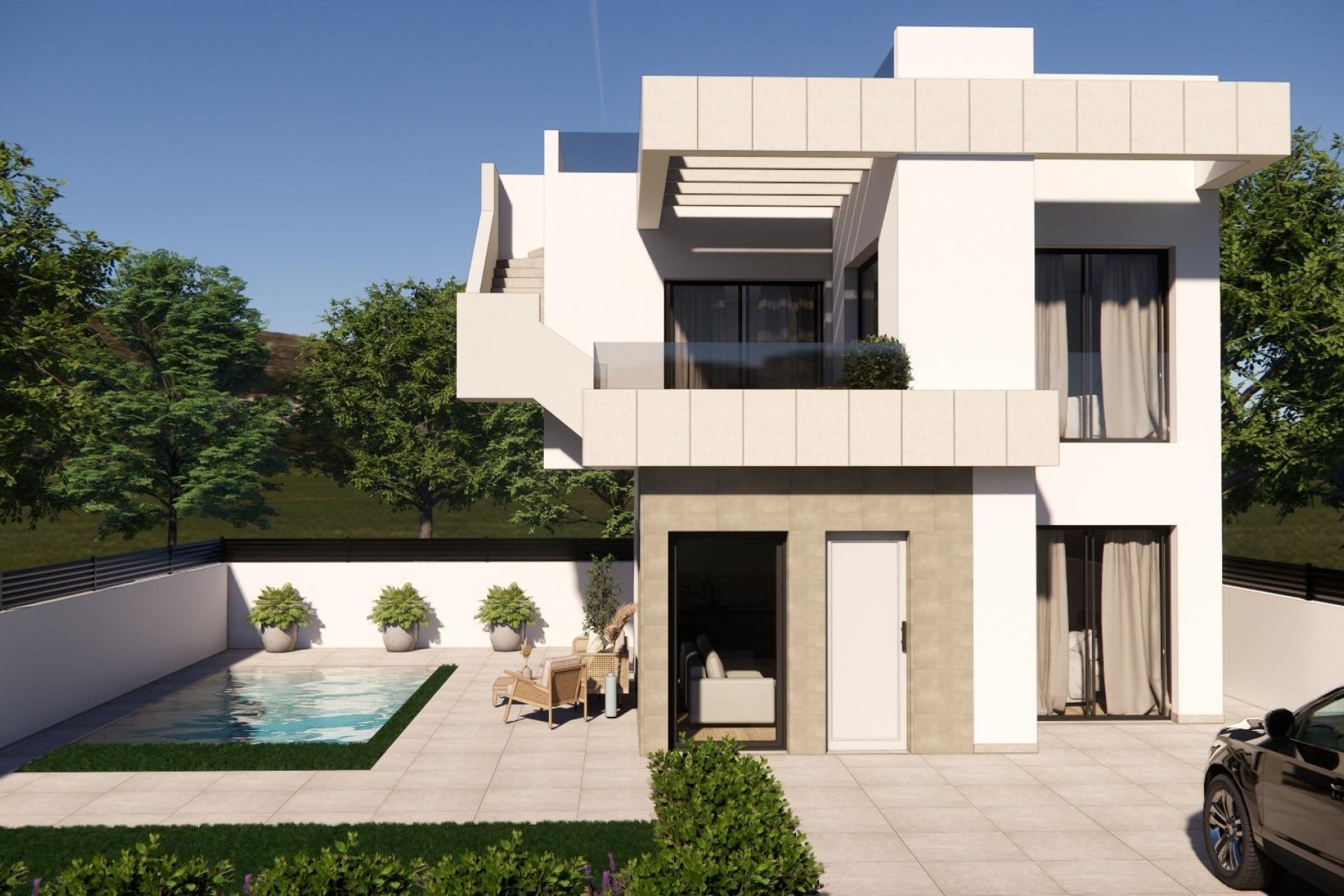 Obra nueva - Villa -
Los Montesinos - La Herrada