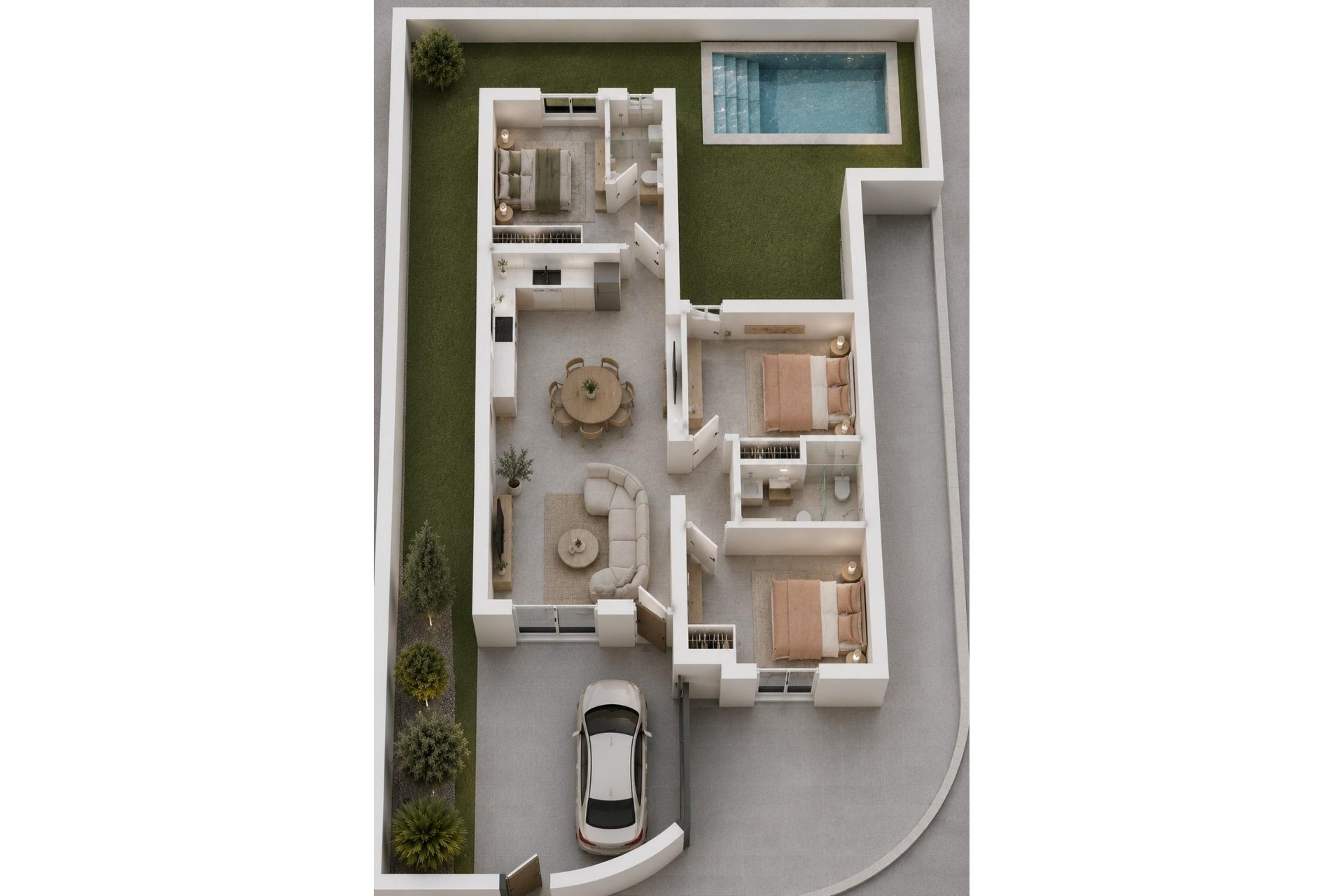 Obra nueva - Villa -
Mazarron - Country Club