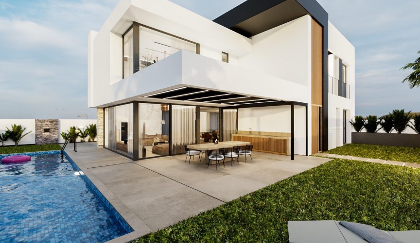 Obra nueva - Villa -
Orihuela Costa - La Zenia