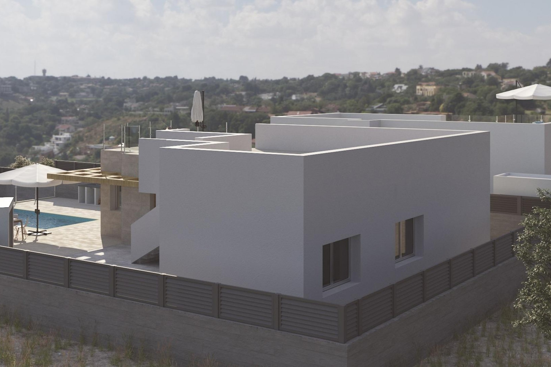 Obra nueva - Villa -
Polop - La Alberca