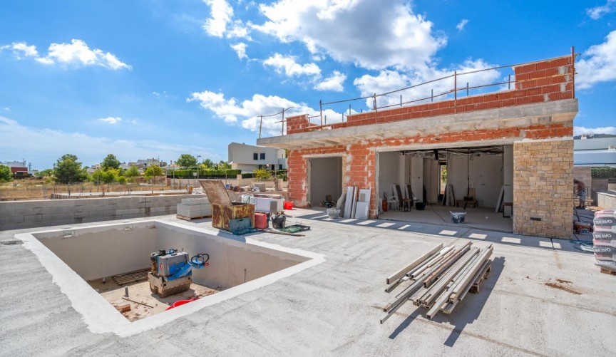 Obra nueva - Villa -
Polop - Novapolop