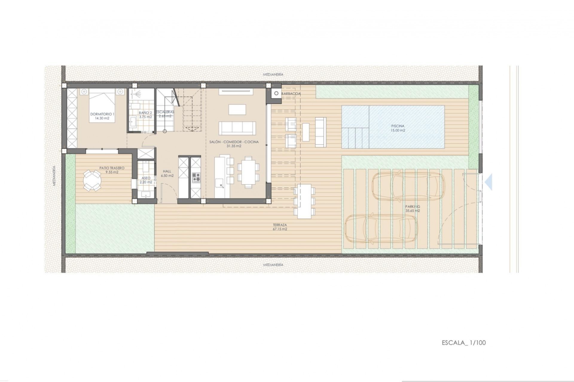 Obra nueva - Villa -
San Juan de los Terreros - Las Mimosas