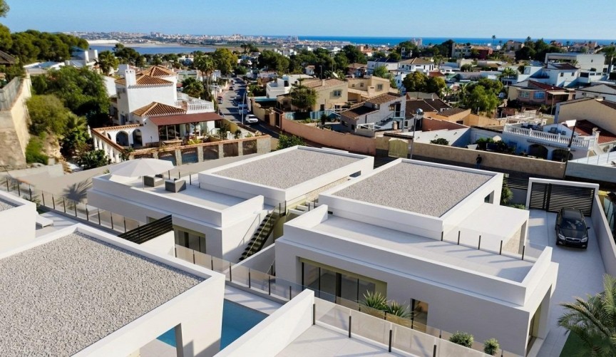 Obra nueva - Villa -
Torrevieja - Los Balcones