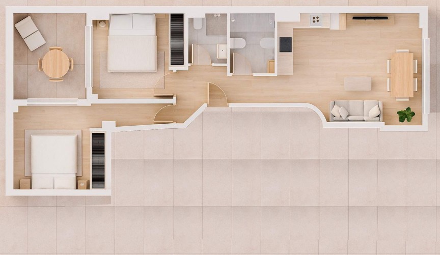 Resale - Apartment -
Alicante - Carolinas Bajas