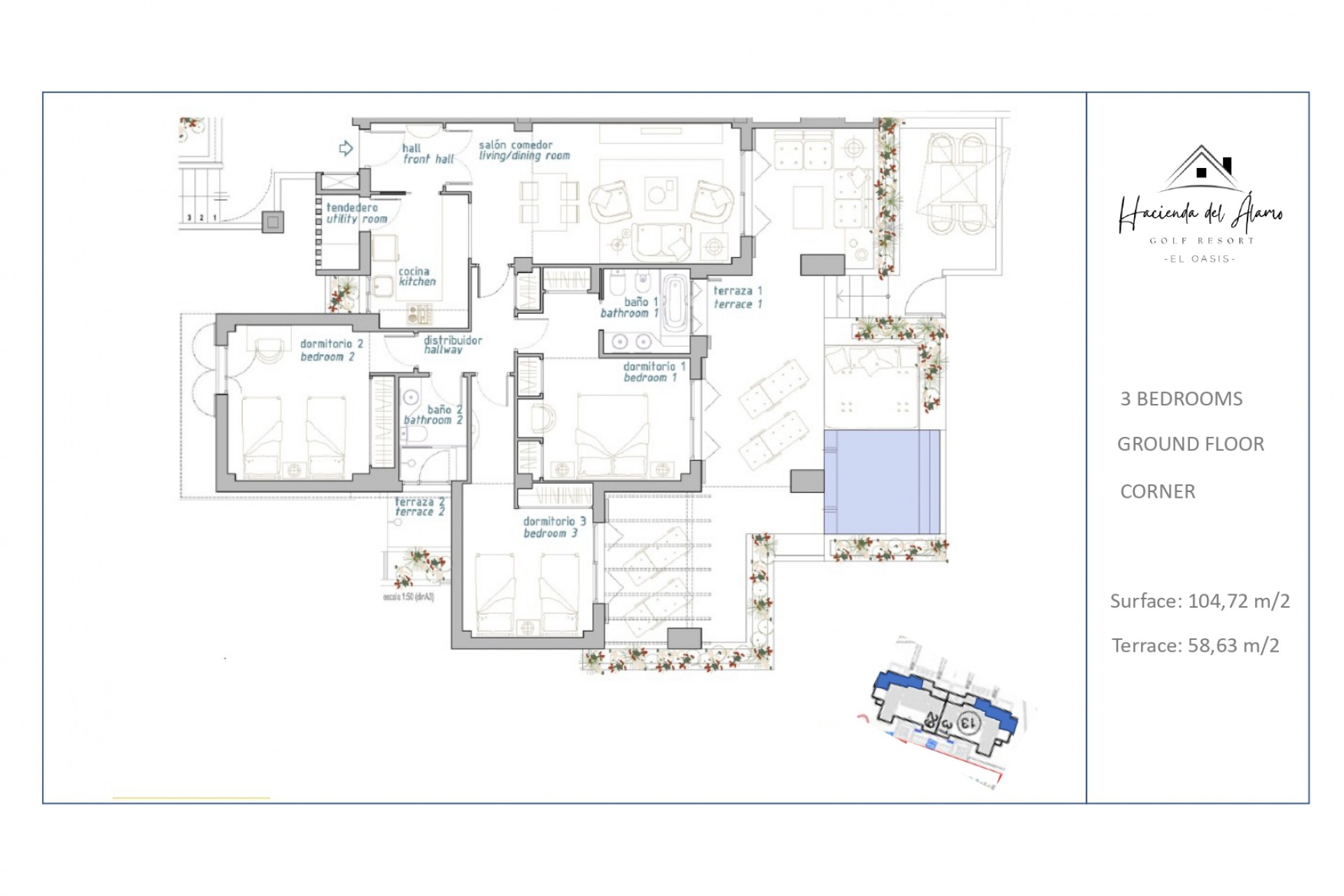 Resale - Apartment -
Fuente Álamo - Inland