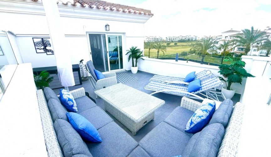 Resale - Penthouse -
Hacienda Riquelme Golf Resort - Inland