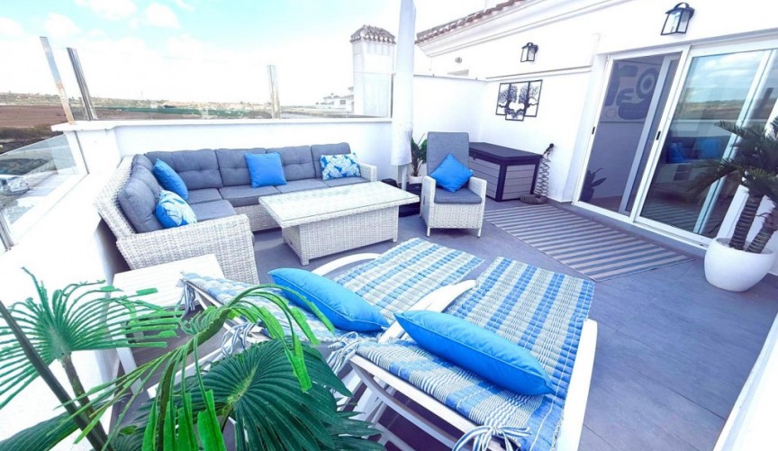 Resale - Penthouse -
Hacienda Riquelme Golf Resort - Inland