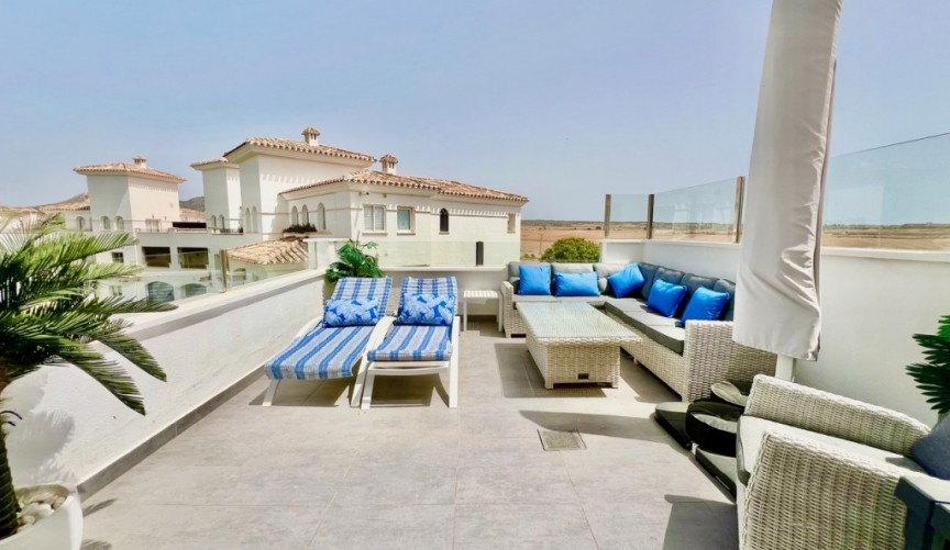 Resale - Penthouse -
Hacienda Riquelme Golf Resort - Inland