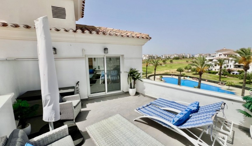 Resale - Penthouse -
Hacienda Riquelme Golf Resort - Inland